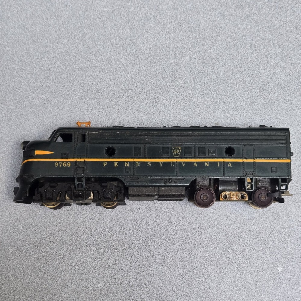 HO Tyco/Mantua Pennsylvania RR F7A #9769 Powered Diesel Engine Untested