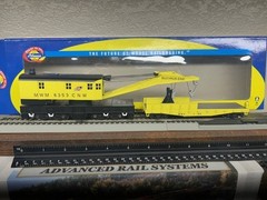 CHICAGO & NORTH WESTERN / 200 ton ROTATING HD WRECK CRANE w/TENDER HO SCALE NEW