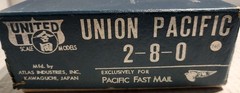 Pacific Fast Mail HO Scale Brass Union Pacific 2-8-0 Steam Loco Undecorated