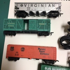 Vintage Tyco HO Gauge Union Pacific F-9 #537 Powered Diesel Engine Train Lot!
