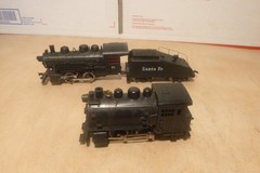 Mantua Rivarossi Trains HO Mantua 0-4-0 Santa Fe & Rivarossi 0-4-0 1051 engines