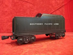 VERY CLEAN Vintage MARX O SOUTHERN PACIFIC LINES Tender~KNUCKLE COUPLERS