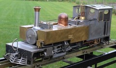 3 1/2 inch Gauge Manning Wardle 2-6-2T STEAM LOCOMOTIVE TRACTION MODEL ENGINE