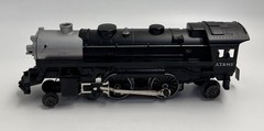Lionel Santa Fe Railroad Steam Engine 4-4-2 Tender Smoke Rev Whistle ATSF