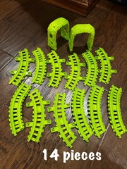 Thomas The Train Track Green 14 Pieces Extras To Set STEM Gift Play Plastic