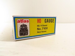 Atlas 7100 HO New Haven RS-11 Diesel Locomotive #1409, Brand NEW in Box