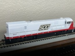 SOO LINE U30C SPEED LETTERS LOW HOOD DC/DCC Ready ” MASTER SILVER ” HO Scale NEW