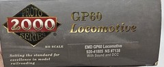 proto 2000 ho locomotive Limited Edition EMD GP 60 NS 7138 w/ Sound And DCC