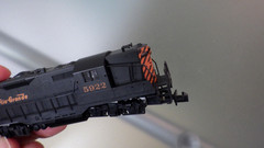 N-Atlas / Kato Powered GP-9 Locomotive Engine in Box * Rio Grande loose railing