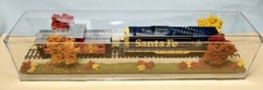 HO SCALE 16″ SINGLE TRACK DISPLAY CASE – “FALL FOLIAGE SCENE”-FOR ANY HO