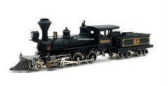 HO KTM H.K. Porter JGR 7100 2-6-0 Steam Locomotive RTR H0 Vintage Brass Model