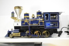GARDEN RAILROAD TRAIN ENGINE BOXCAR CABOOSE G GAUGE 1:22.5 SCALE 5PC INCOMPLETE