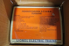 Lionel 6-18010 O Gauge Pennsylvania S-2 6-8-6 Turbine Steam Locomotive & Tender