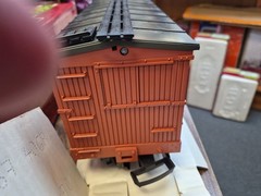 LGB 4067 SOUTHERN PACIFIC WOODSIDE BOX CAR PRE OWNED BOXED G SCALE 1:22.5