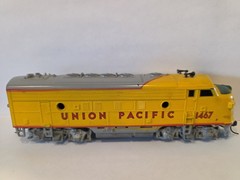 ATHEARN HO Scale Train F7A Diesel Locomotive UNION PACIFIC 1467