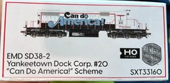 YANKEETOWN DOCK CORP. SD38-2 SCALE TRAINS RIVET COUNTER NEW MINT #20 NEW MINT HO