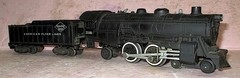RARER American Flyer 21100 S-Gauge Steam Locomotive + Reading Tender TESTED GOOD
