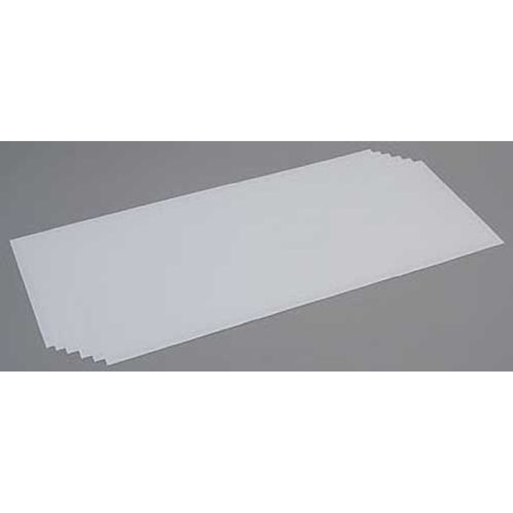 Evergreen Scale Models White Sheet .015 x 8 x 21 6 EVG9102 Plastic Building