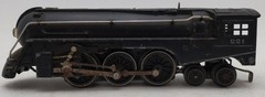 Lionel 221 Vintage O NYC Dreyfuss Black 2-6-4 Steam Loco Only