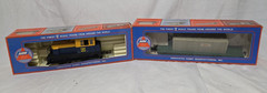 AHM O Model Trains Santa Fe Ge 35 Ton Switcher 360 w/ Tank Car