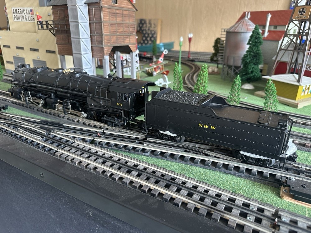 Lionel O Gauge N&W 2-6-6-2 Mallet custom lettered TMCC/ ODYSSEY. 6-38012