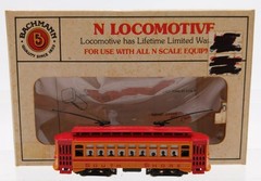 Bachmann 51-610-28 N Scale South Shore Brill Trolley #34 EX/Box