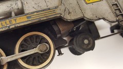 Vintage American Flyer Silver Bullet Train Engine/Coal Car/Passenger/Crane Car