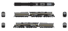 Broadway Limited N Scale ~ Challenger 4-6-6-4 ~ DC ~ Union Pacific #3982 ~ 8654