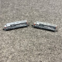 N SCALE SOUTHERN PACIFIC 9725 DUMMY LOCOMOTIVE Pair, Display Trains (N042625-05)