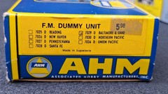 AHM Tempo HO Baltimore & Ohio Diesel Locomotive, F.M. Dummy & 2 Cars Untested