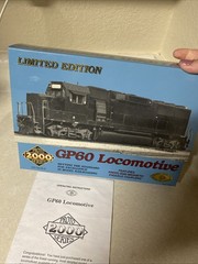 The Proto 2000 GP60 Rio Grande Western Locomotive 3154