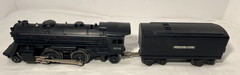 Lionel Late Prewar 204 Locomotive and 2689TX Tender – Good Shape and Runs