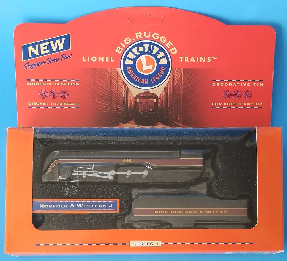 Lionel 1:120 Scale DieCast Locomotive – Classic Series – N&W ‘J’ 4-8-4
