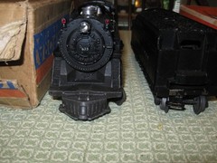 Set Lionel 675 locomotive complete +M 2466wx flying shoe couplers All working