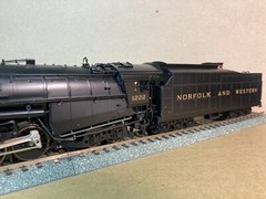 Norfolk & Western 2-6-6-4 Class A Rd #1222, PSC #17094-1 Factory Ptd Brass New
