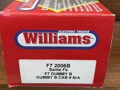 Williams F7 Santa Fe Dummy B Unit New in Box