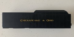 Lionel 1650 Tender Shell Only – for 6-38081 C&O 2-6-6-6 Steam Loco