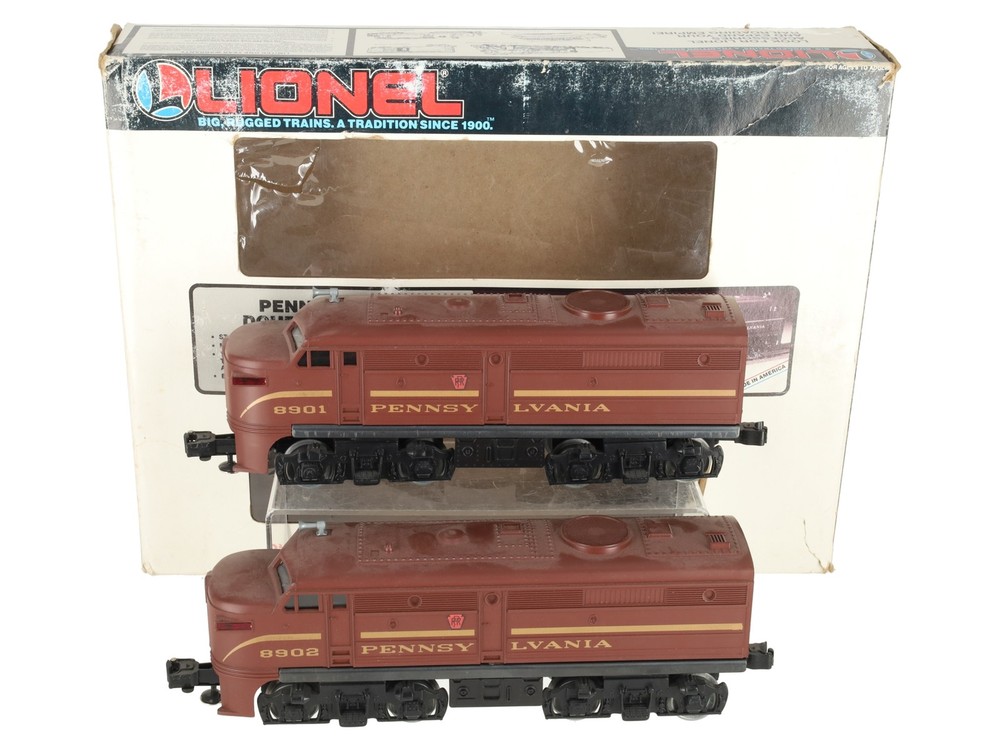Lionel 6-18901 O Gauge Pennsylvania AA Alco Diesel Locomotive Set #8901/8902 EX