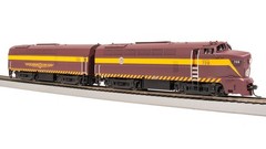 Broadway Limited 7704 HO DMIR RF-16 Sharknose A/B Diesel Locomotive #728/729
