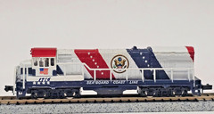 N SCALE BACHMANN U36B DIESEL LOCOMOTIVE SEABOARD COAST LINE SPIRIT OF 1776 VIDEO