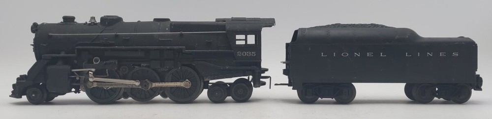 Lionel 2035 Vintage O 2-6-4 Diecast Steam Locomotive & Tender