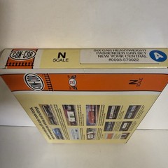 Con-Cor N Scale 6 Car Heavyweight Passenger Car Set New York Central 0003-570022