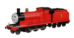 Bachmann 58743 HO Scale Thomas and Friends James the Red Engine #5 with Moving E