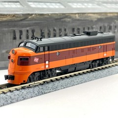 Kato N Scale 176-2301 Milwaukee Road EMD FP7A Diesel Locomotive 95C Standard DC