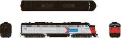 Rapido 28504 HO EMD E8A – Sound and DCC Amtrak #324 (Phase I; silver, red, blue,
