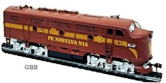 HO 1:87 Scale PENNSYLVANIA F2-A DIESEL Model Power New in Box 96801