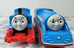 Set Of 2 2013 Trackmaster Mattel Thomas the Train Motorized Train Cars