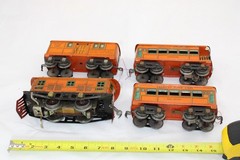 O Gauge – Pre-War American Flyer – Paul Revere Boxcab Set – Orange