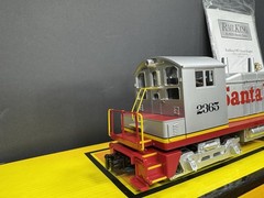 MTH 30-20018-1 & -3 Santa Fe Warbonnet NW-2 switcher & calf unit PS 2.0 EX