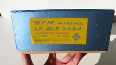 KTM / MAX GRAY HO SCALE BRASS TWO RAIL 2-8-8-4 AC-9 STEAM LOCOMOTIVE